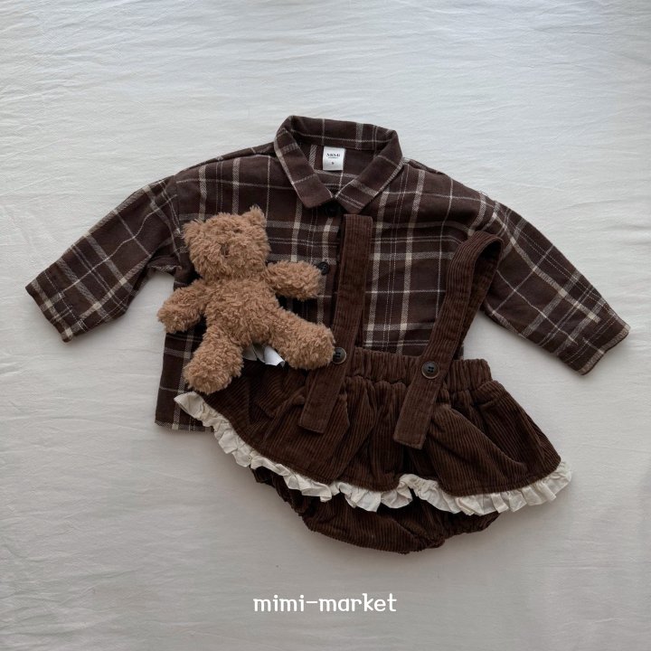 Mimi Market - Korean Baby Fashion - #babyboutiqueclothing - Check Shirt - 5