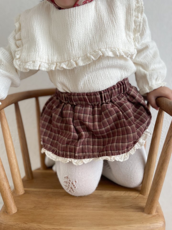 Mimi Market - Korean Baby Fashion - #babyboutiqueclothing - Lace Short Tiered Skirt - 12