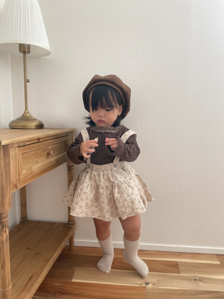 Mimi Market - Korean Baby Fashion - #babyclothing - Frill Jacquard Tee - 12