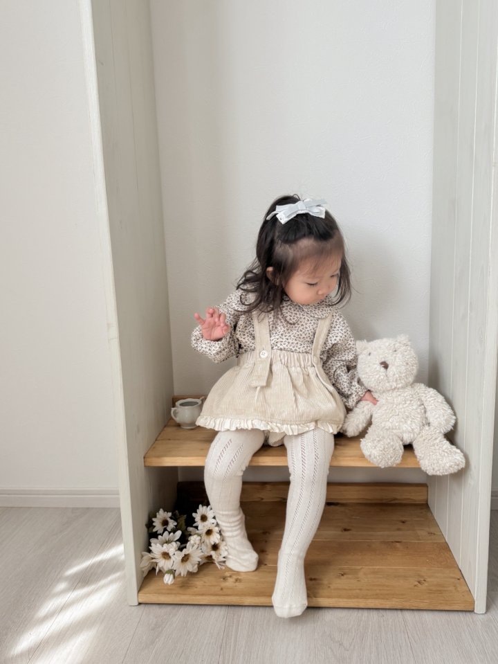 Mimi Market - Korean Baby Fashion - #babyclothing - Corduroy Frill Tiered Skirt - 8