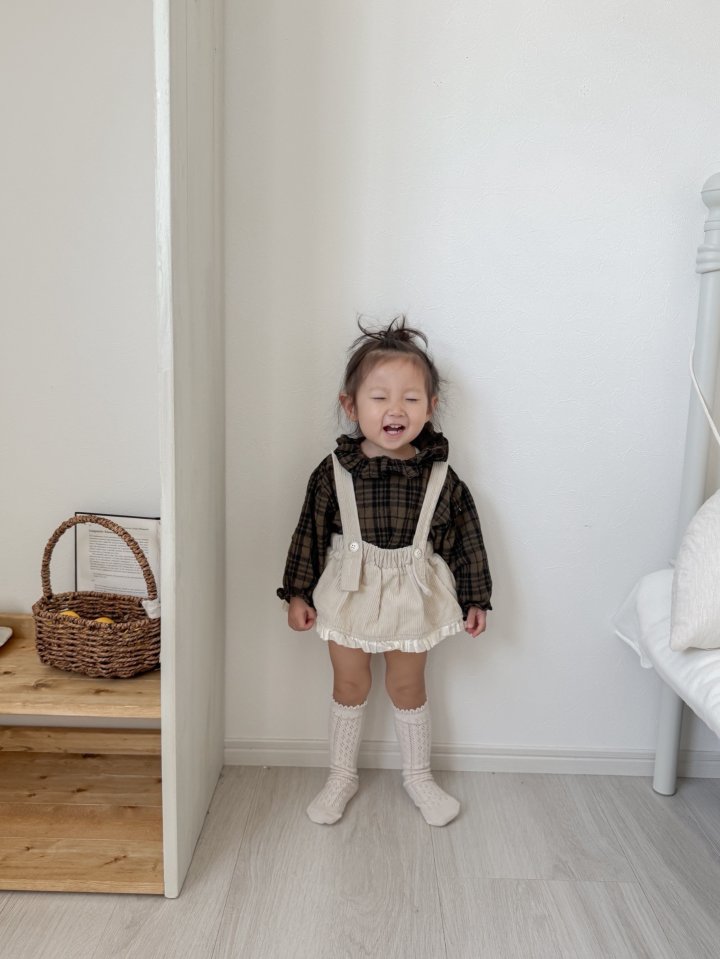 Mimi Market - Korean Baby Fashion - #babyclothing - Check Heidi Blouse - 7