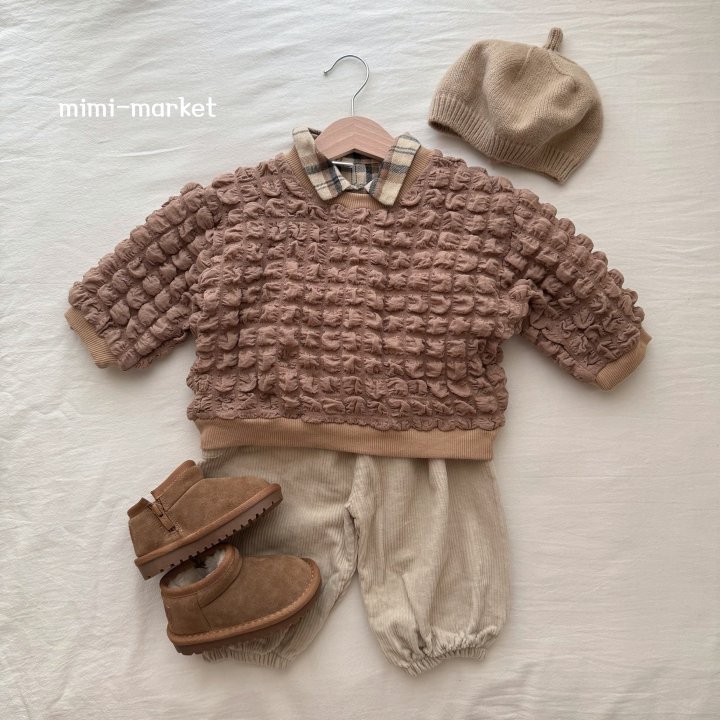 Mimi Market - Korean Baby Fashion - #babyclothing - Waffle Sweatshirt - 3
