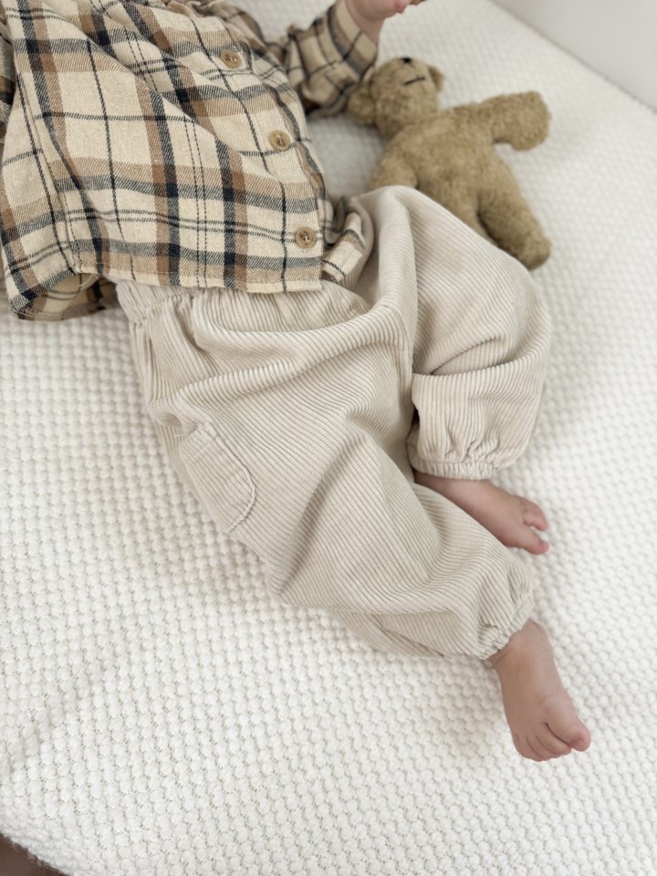 Mimi Market - Korean Baby Fashion - #babyfashion - Pocket Corduroy Pants - 12