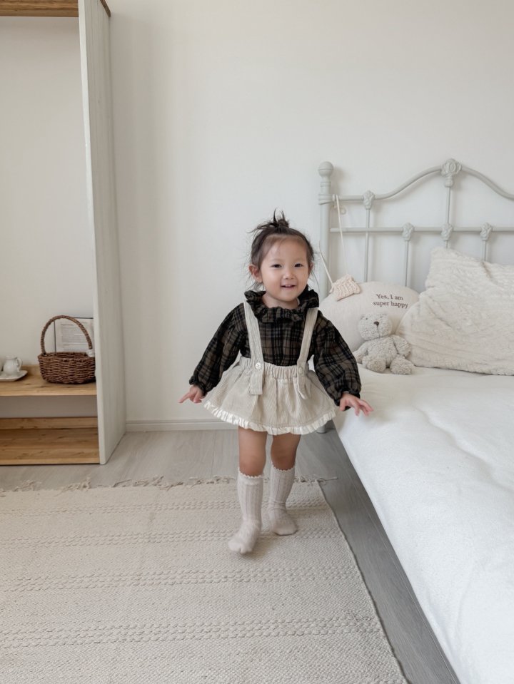 Mimi Market - Korean Baby Fashion - #babyfashion - Corduroy Frill Tiered Skirt - 9