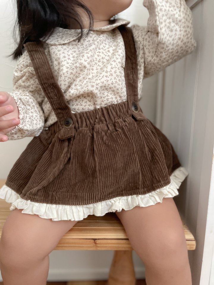 Mimi Market - Korean Baby Fashion - #babygirlfashion - Corduroy Frill Tiered Skirt - 11