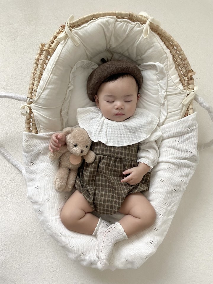 Mimi Market - Korean Baby Fashion - #babygirlfashion - Check Overall Suit - 8
