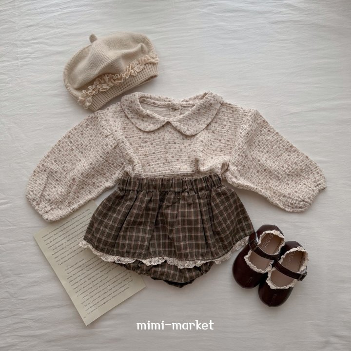 Mimi Market - Korean Baby Fashion - #babylifestyle - Plan Collar Tee - 2