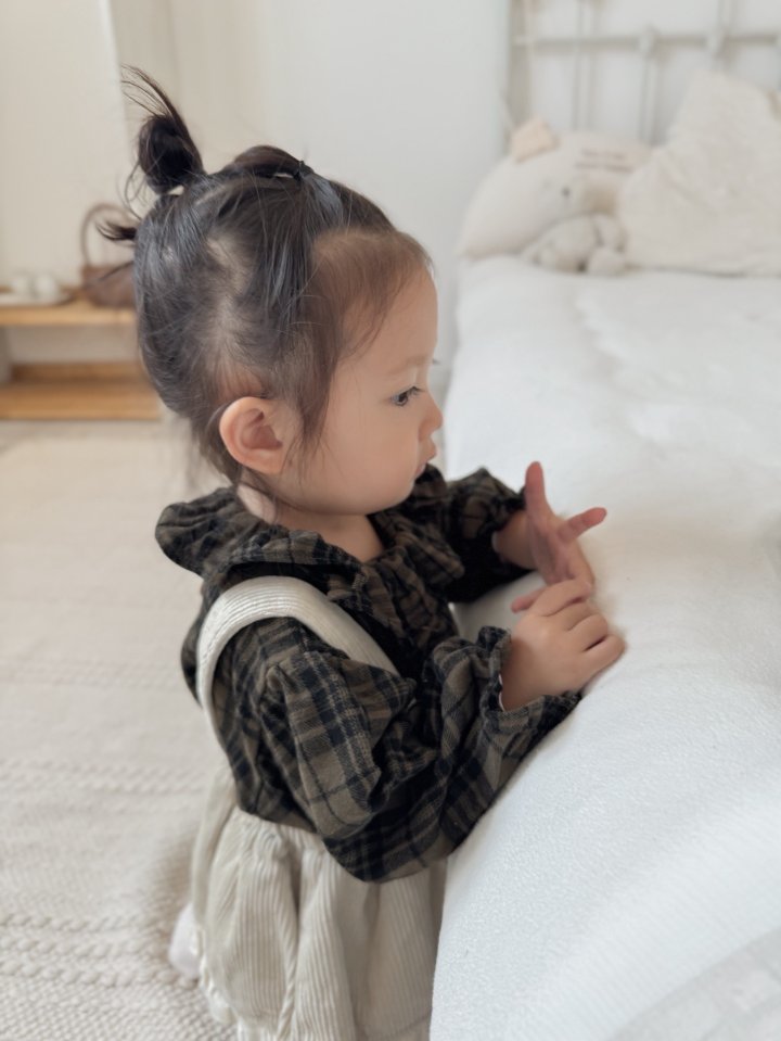 Mimi Market - Korean Baby Fashion - #babylifestyle - Check Heidi Blouse - 11