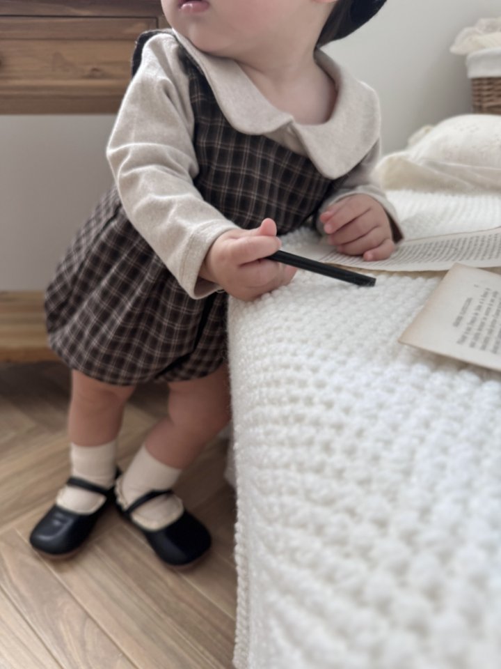Mimi Market - Korean Baby Fashion - #babylifestyle - Check Overall Suit - 9