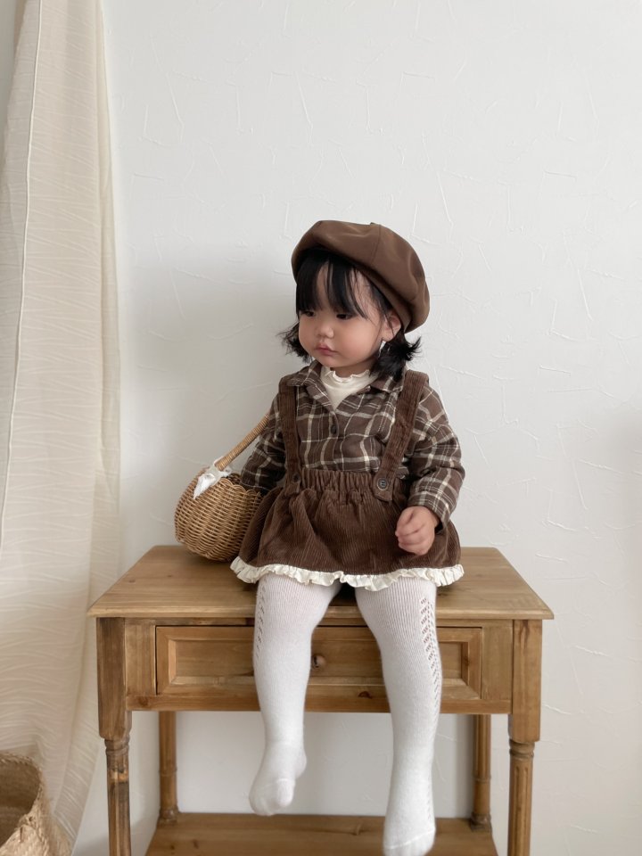 Mimi Market - Korean Baby Fashion - #babyootd - Check Shirt - 12