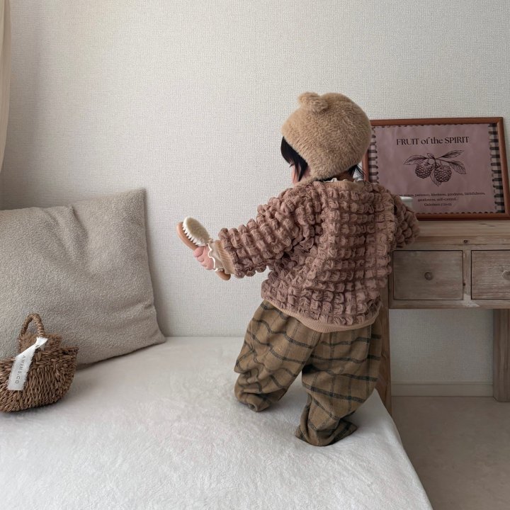 Mimi Market - Korean Baby Fashion - #babyootd - Waffle Sweatshirt - 9