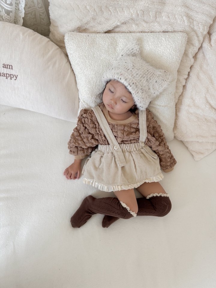 Mimi Market - Korean Baby Fashion - #babyoutfit - Waffle Sweatshirt - 11