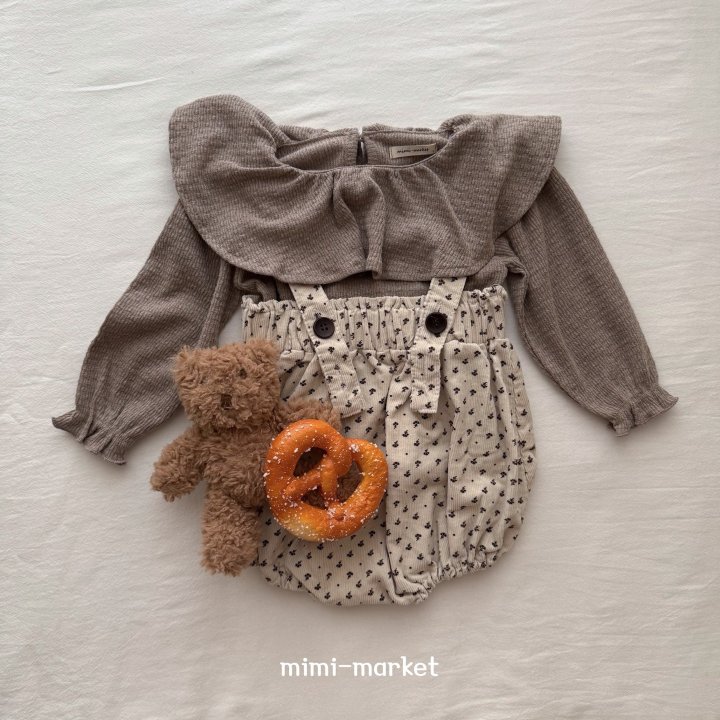 Mimi Market - Korean Baby Fashion - #babyoutfit - Ribbon Frill Tee - 7