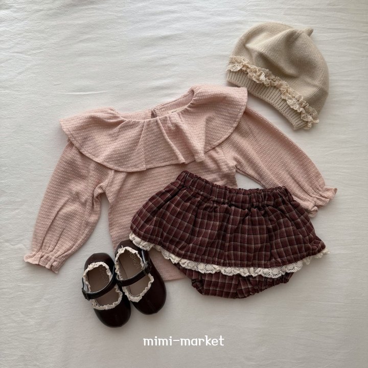 Mimi Market - Korean Baby Fashion - #babyoutfit - Lace Short Tiered Skirt - 6