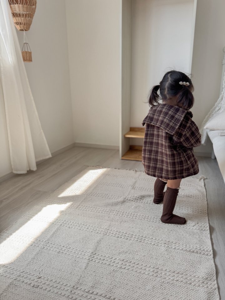 Mimi Market - Korean Baby Fashion - #babywear - Check Sailor Coat - 10