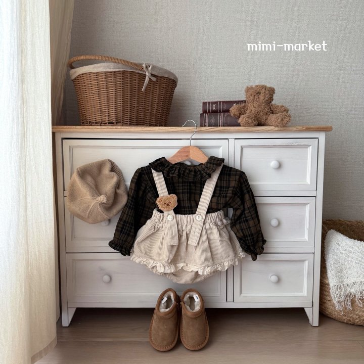 Mimi Market - Korean Baby Fashion - #babywear - Corduroy Frill Tiered Skirt - 2