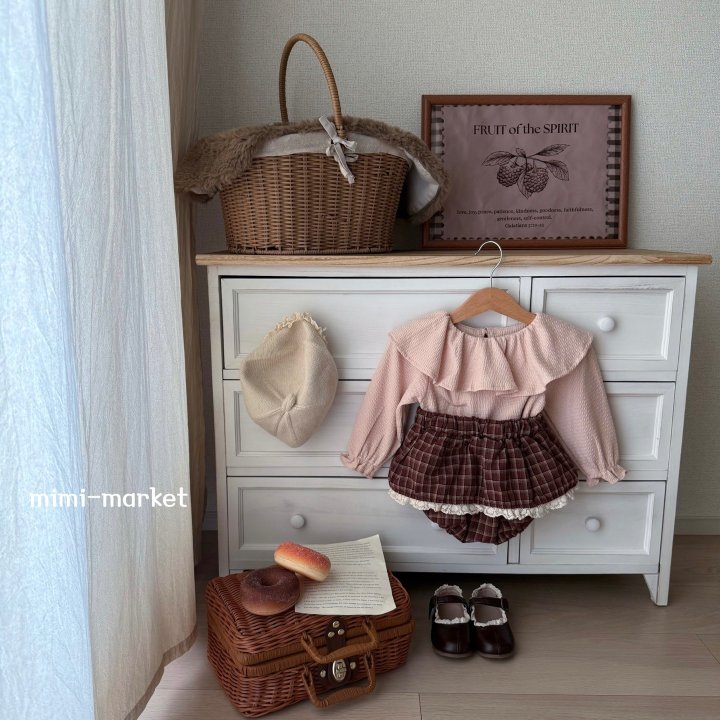 Mimi Market - Korean Baby Fashion - #babywear - Ribbon Frill Tee - 8