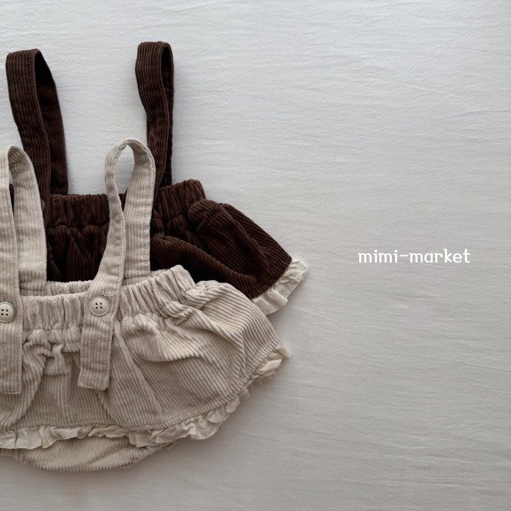 Mimi Market - Korean Baby Fashion - #onlinebabyboutique - Corduroy Frill Tiered Skirt - 3