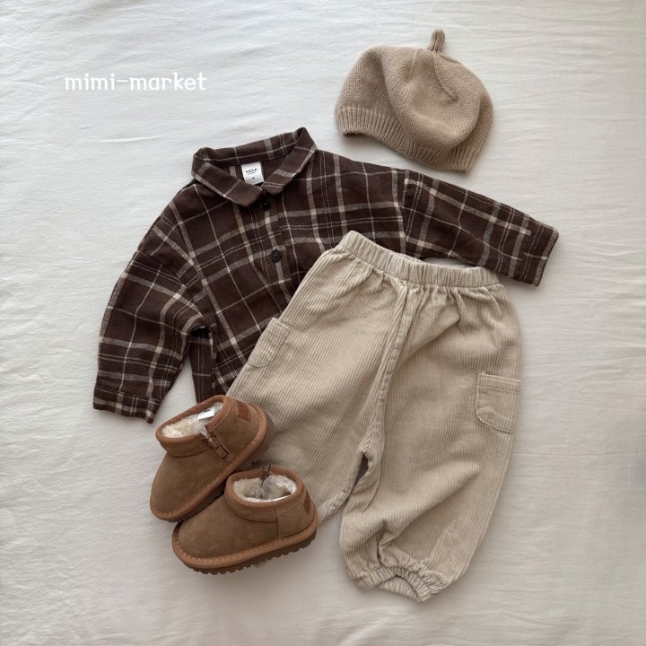 Mimi Market - Korean Baby Fashion - #onlinebabyshop - Pocket Corduroy Pants - 7