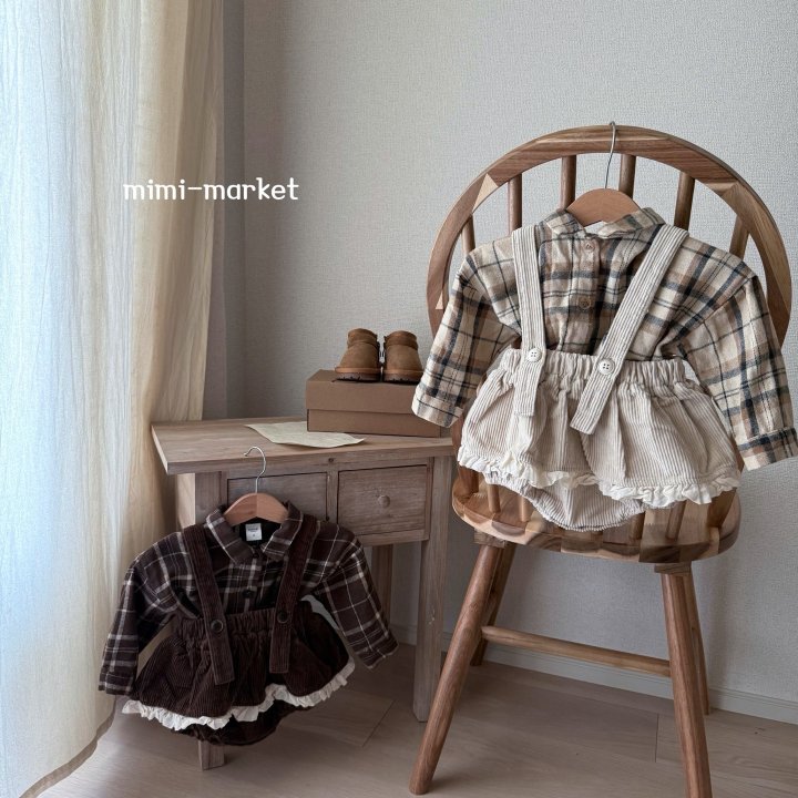 Mimi Market - Korean Baby Fashion - #onlinebabyshop - Check Shirt - 2
