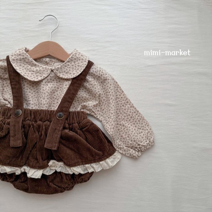 Mimi Market - Korean Baby Fashion - #smilingbaby - Corduroy Frill Tiered Skirt - 5
