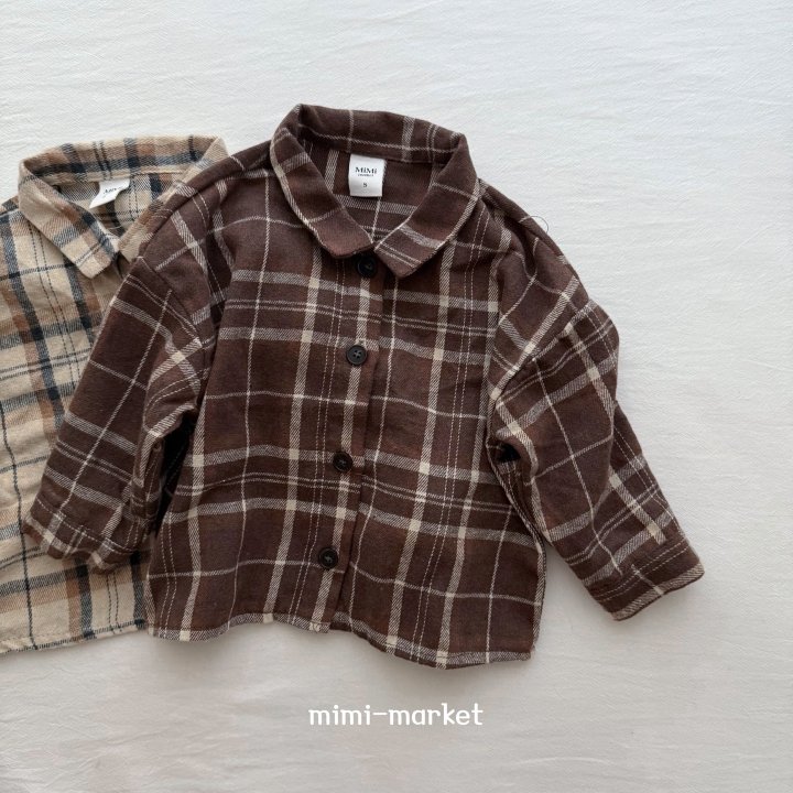 Mimi Market - Korean Baby Fashion - #smilingbaby - Check Shirt - 3