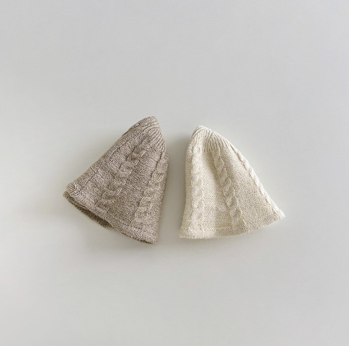 Miso - Korean Children Fashion - #Kfashion4kids - Cable Knit Bucket Hat - 5