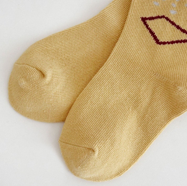 Miso - Korean Children Fashion - #Kfashion4kids - Triangle Square Socks Set (set of 4) - 5