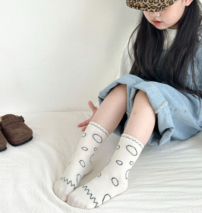 Miso - Korean Children Fashion - #Kfashion4kids - Shapes Socks Set (set of 4) - 10