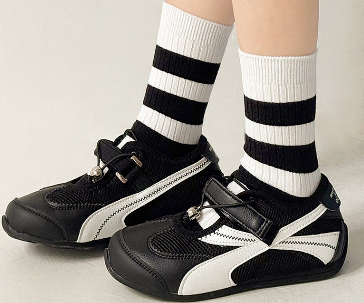 Miso - Korean Children Fashion - #Kfashion4kids - Double Socks Set (set of 4) - 9