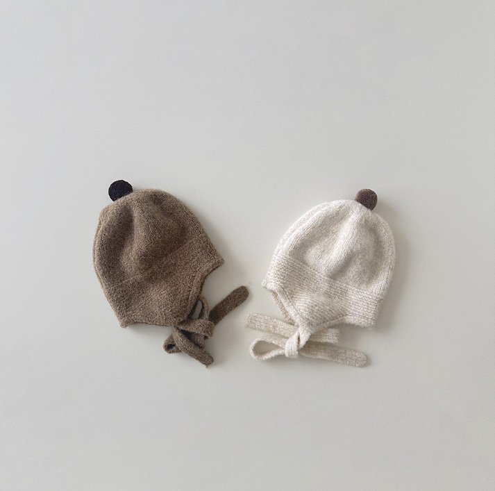 Miso - Korean Children Fashion - #childofig - Pompom Ear Knit Hat - 8