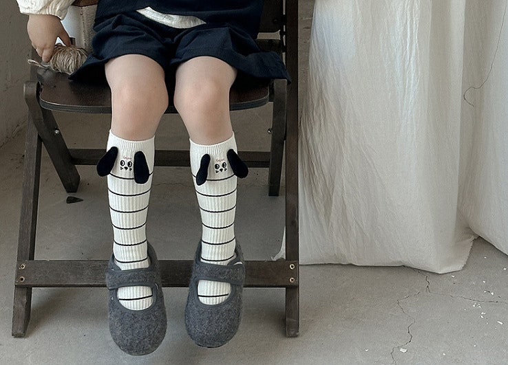 Miso - Korean Children Fashion - #childofig - Stripe Puppy Half Set (set of 3) - 2
