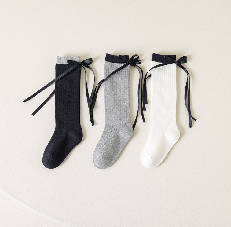 Miso - Korean Children Fashion - #childofig - Long Ribbon Tights