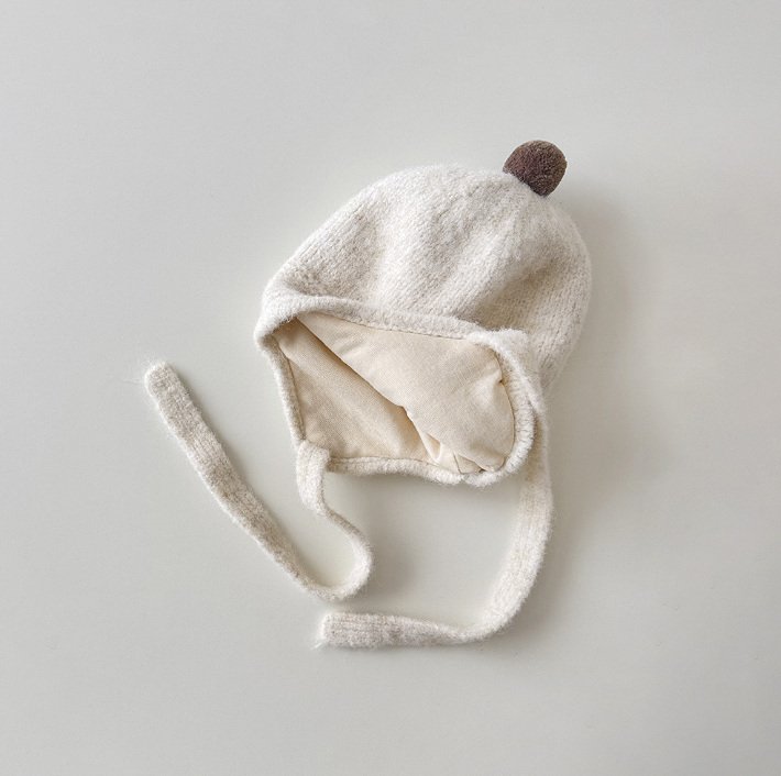Miso - Korean Children Fashion - #designkidswear - Pompom Ear Knit Hat - 11