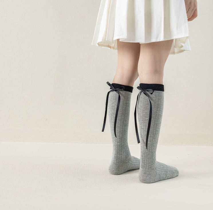 Miso - Korean Children Fashion - #designkidswear - Long Ribbon Tights - 3