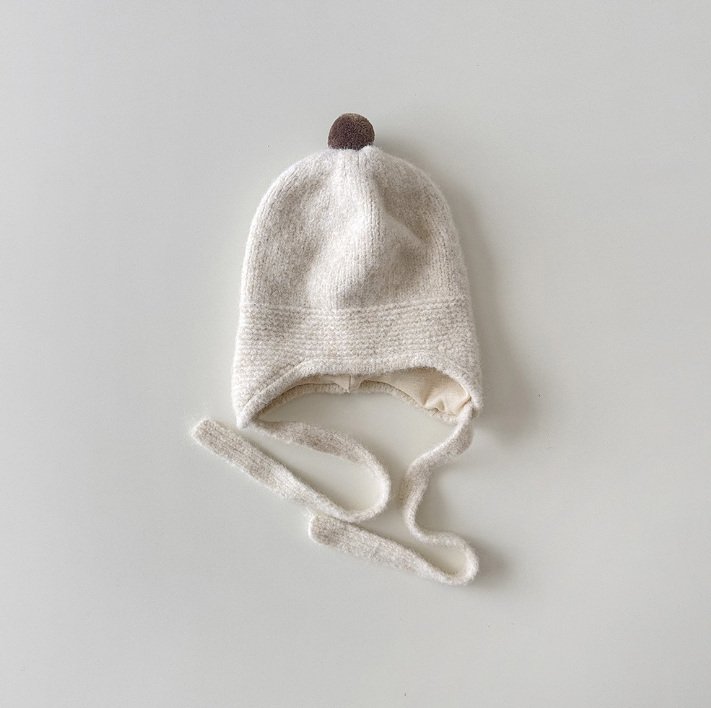 Miso - Korean Children Fashion - #discoveringself - Pompom Ear Knit Hat - 12