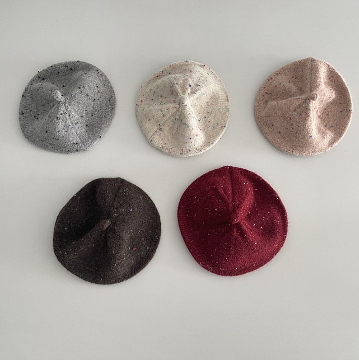 Miso - Korean Children Fashion - #discoveringself - Knit Boucle Beret