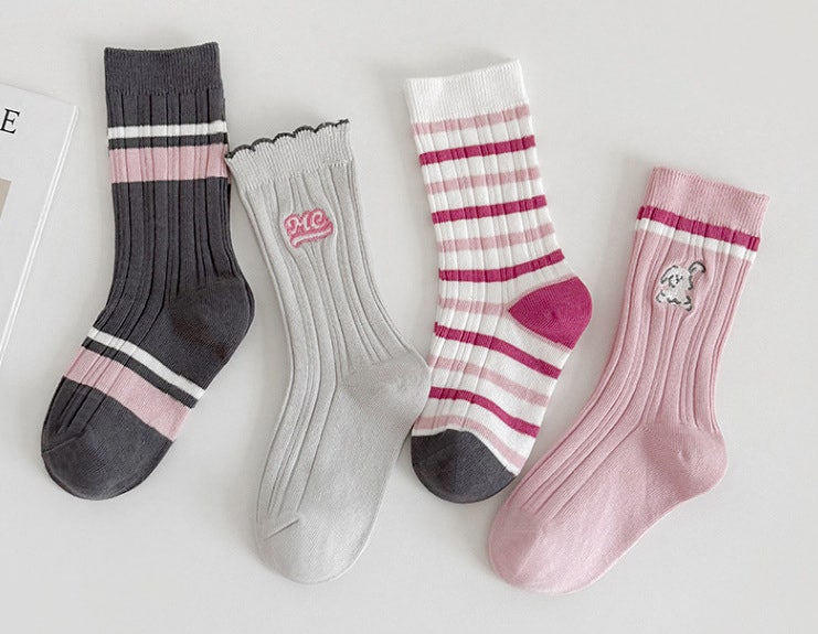 Miso - Korean Children Fashion - #discoveringself - Rabbit Me Socks Set (set of 4) - 7