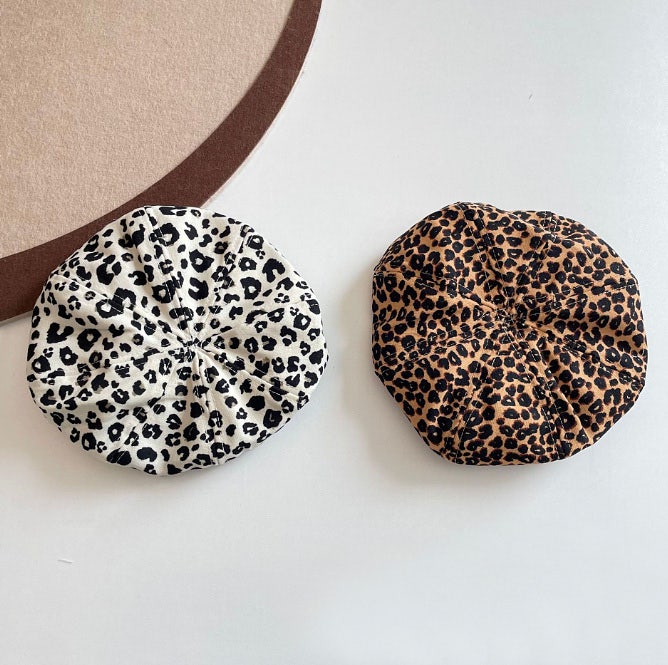 Miso - Korean Children Fashion - #designkidswear - Leopard Beret - 4