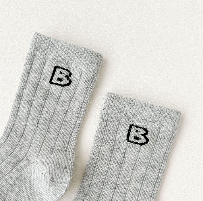 Miso - Korean Children Fashion - #discoveringself - Stripe Bee Socks Set (set of 5) - 3