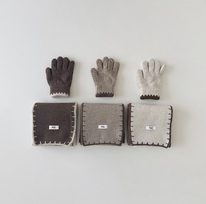 Miso - Korean Children Fashion - #designkidswear - EGG Muffler - 4