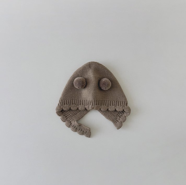 Miso - Korean Children Fashion - #fashionkids - Fluffy Pompom Knit Hat - 5