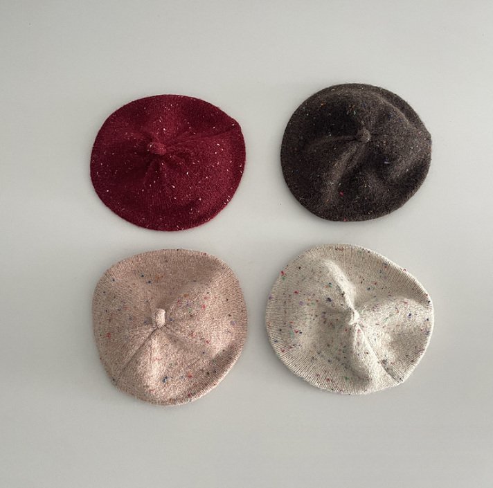 Miso - Korean Children Fashion - #fashionkids - Knit Boucle Beret - 2