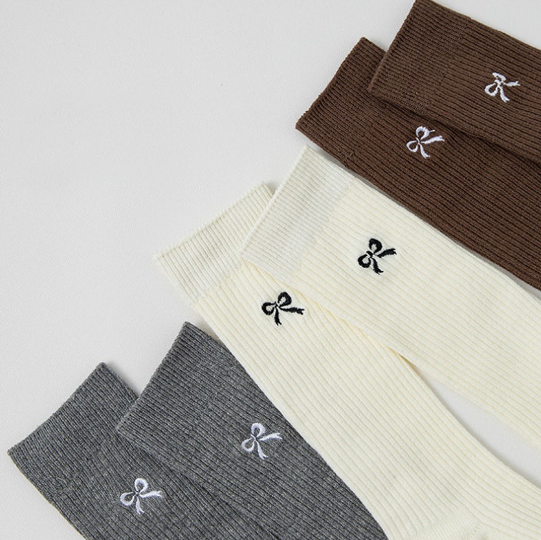 Miso - Korean Children Fashion - #discoveringself - Ribbed Ribbon Tights - 4