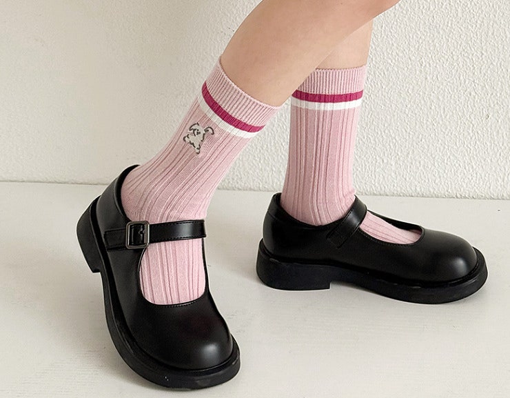 Miso - Korean Children Fashion - #fashionkids - Rabbit Me Socks Set (set of 4) - 8