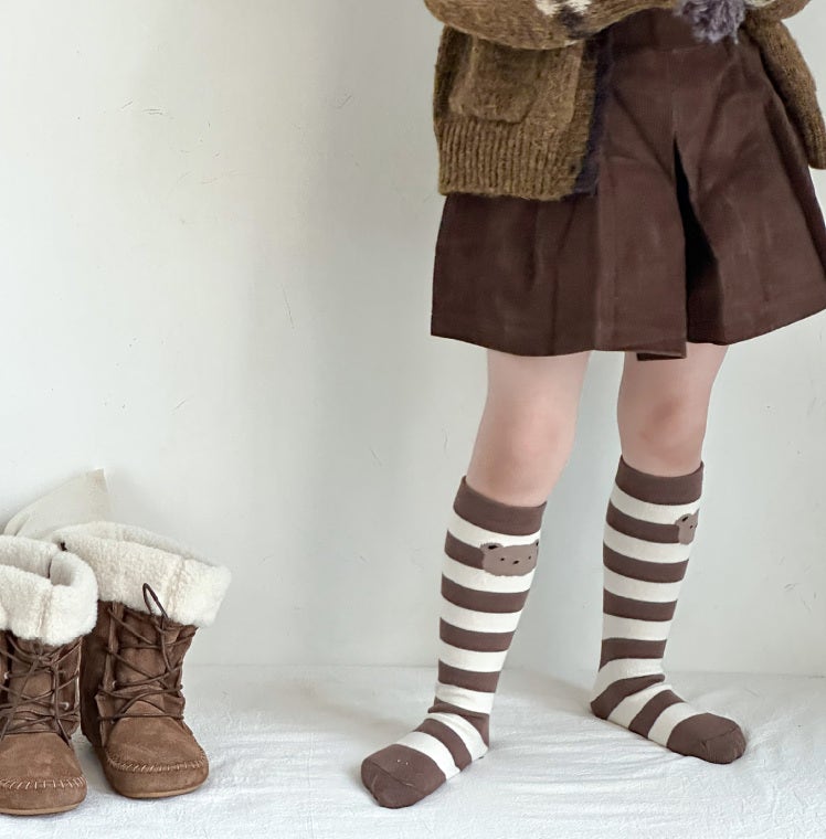 Miso - Korean Children Fashion - #kidsshorts - Mini Bear Half Set (set of 3) - 11