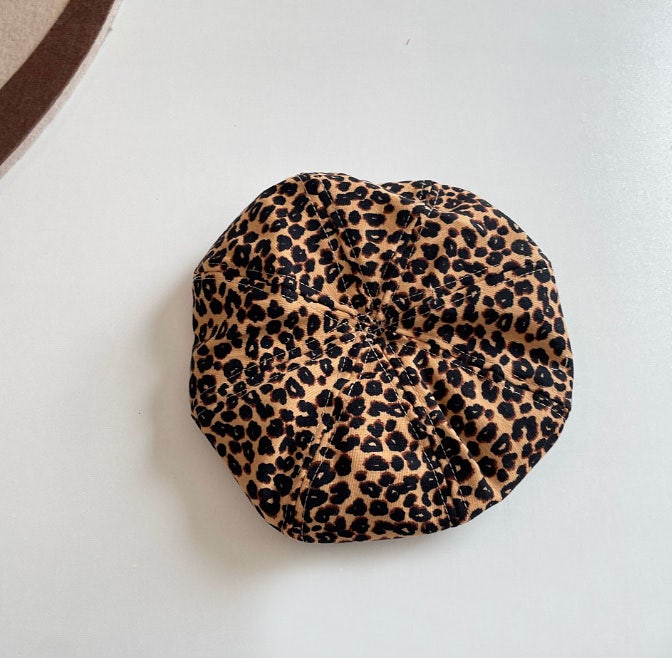 Miso - Korean Children Fashion - #kidsshorts - Leopard Beret - 6