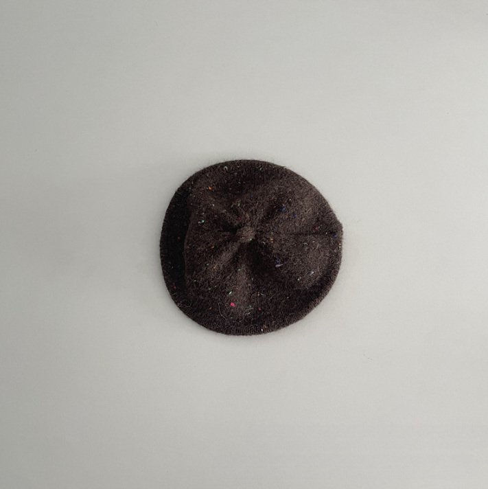 Miso - Korean Children Fashion - #kidsshorts - Knit Boucle Beret - 4