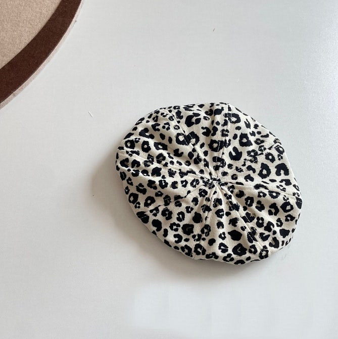 Miso - Korean Children Fashion - #kidsstore - Leopard Beret - 7