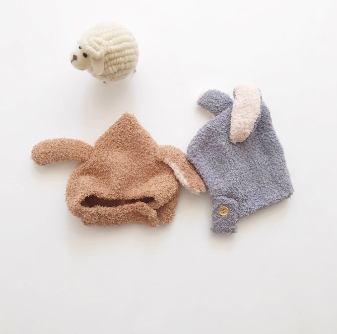 Miso - Korean Children Fashion - #littlefashionista - Button Soft Bonnet Hat - 9